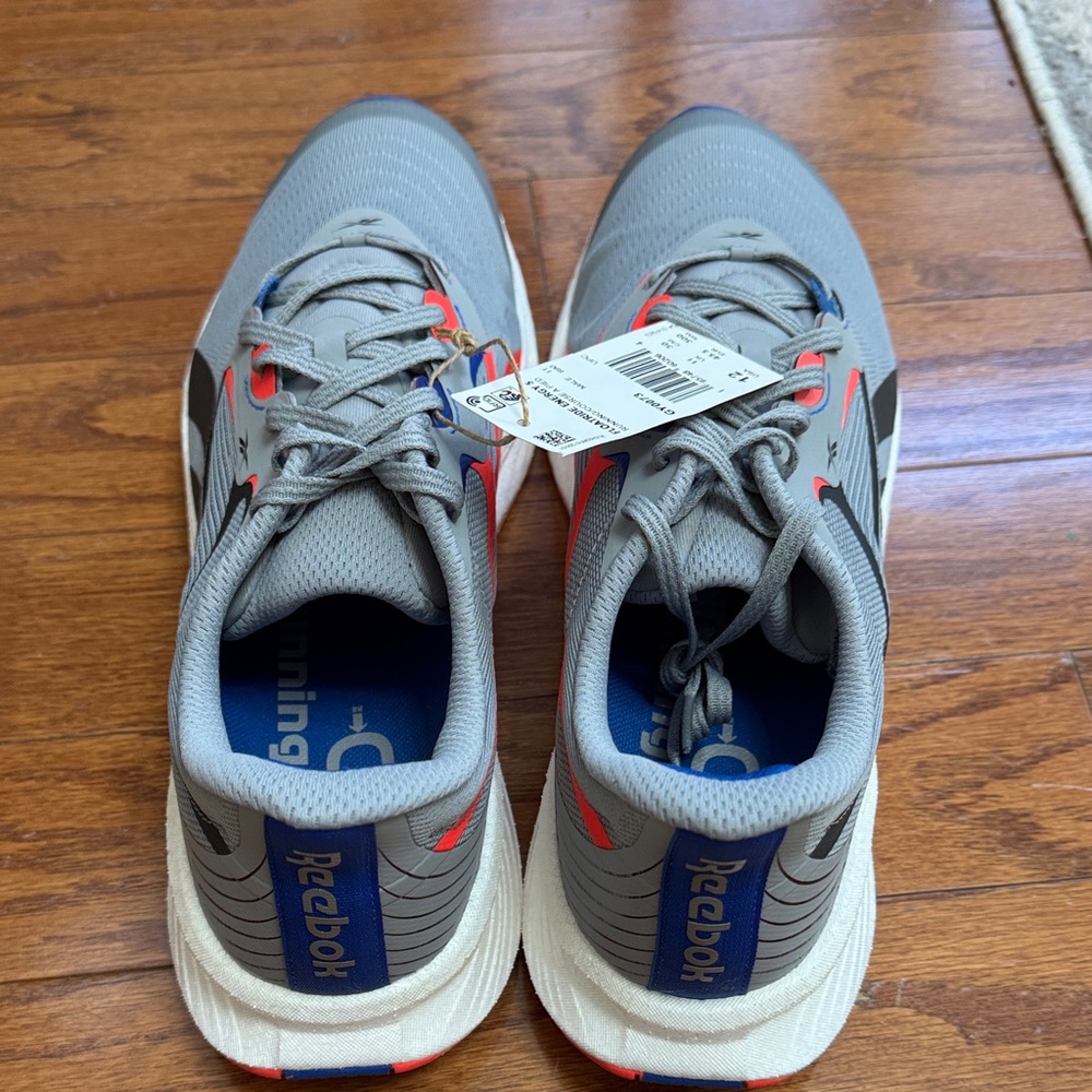 Reebok Men’s Gray and Pink Athletic Shoes - Picture 3 of 3